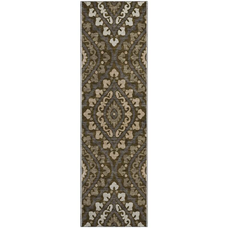 Premium Washable Super Soft Diamond Medallions Mayfield Rug