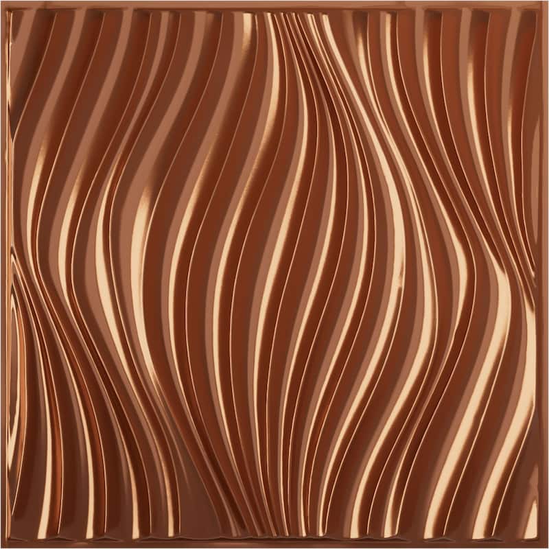 19 5/8"W x 19 5/8"H Billow EnduraWall Decorative 3D Wall Panel