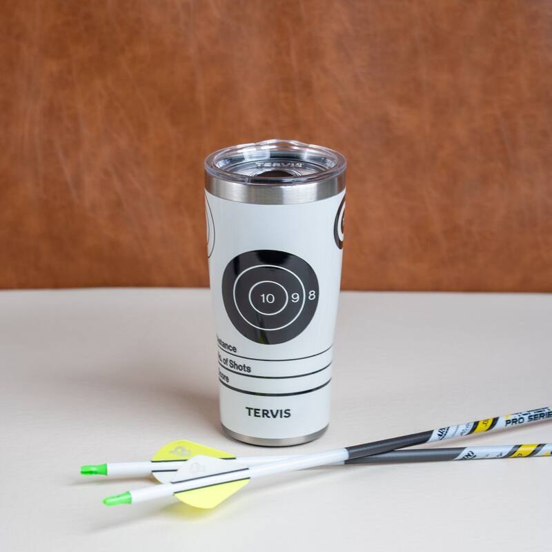 Tervis Traveler On the Hunt Collection Bullseye Target Triple Walled Insulated Travel Tumbler, Stainless Steel