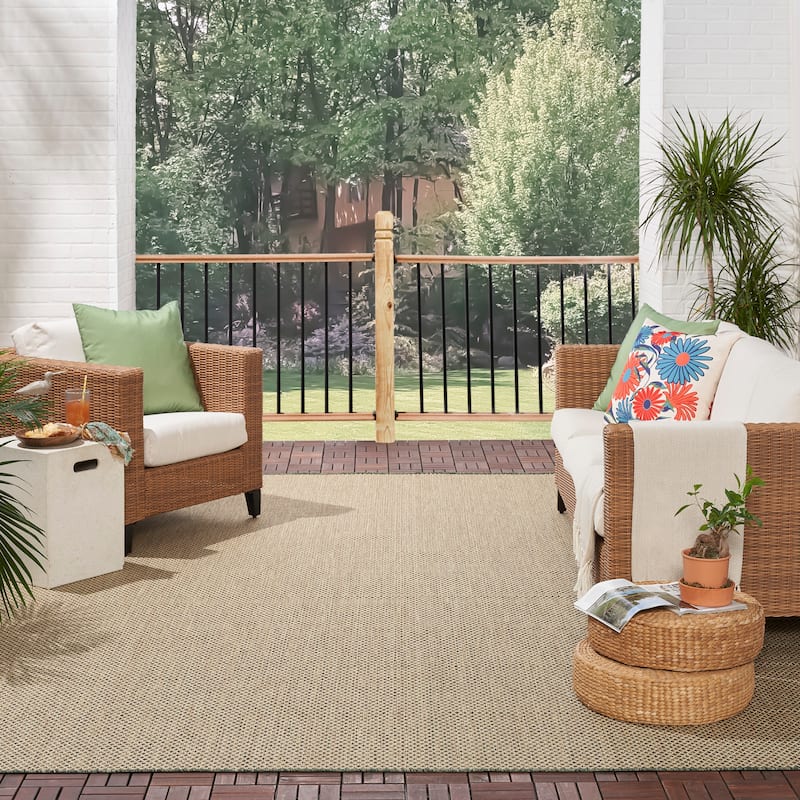 Nourison Positano Indoor/Outdoor Geometric Area Rug