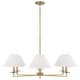 preview thumbnail 4 of 3, Gilda 6-Light Chandelier - 39.75"W x 19.75"H