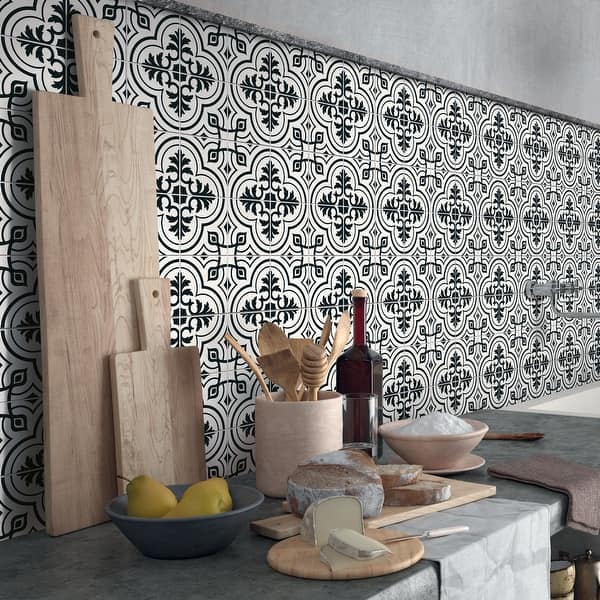 Saja Nero 13"x13" Ceramic F/W Tile