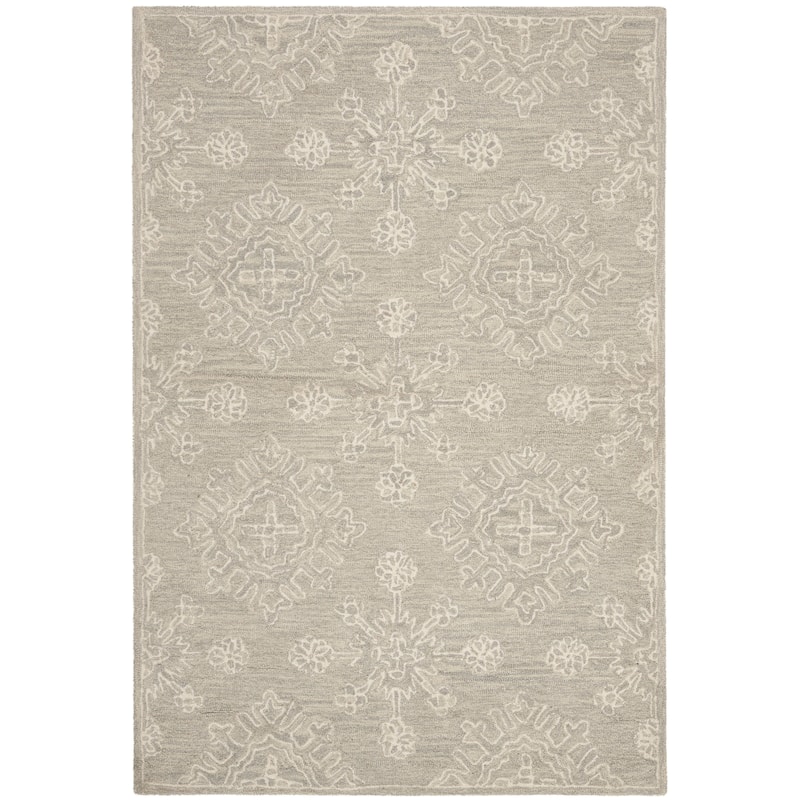 SAFAVIEH Handmade Blossom Rylee Modern Floral Wool Rug