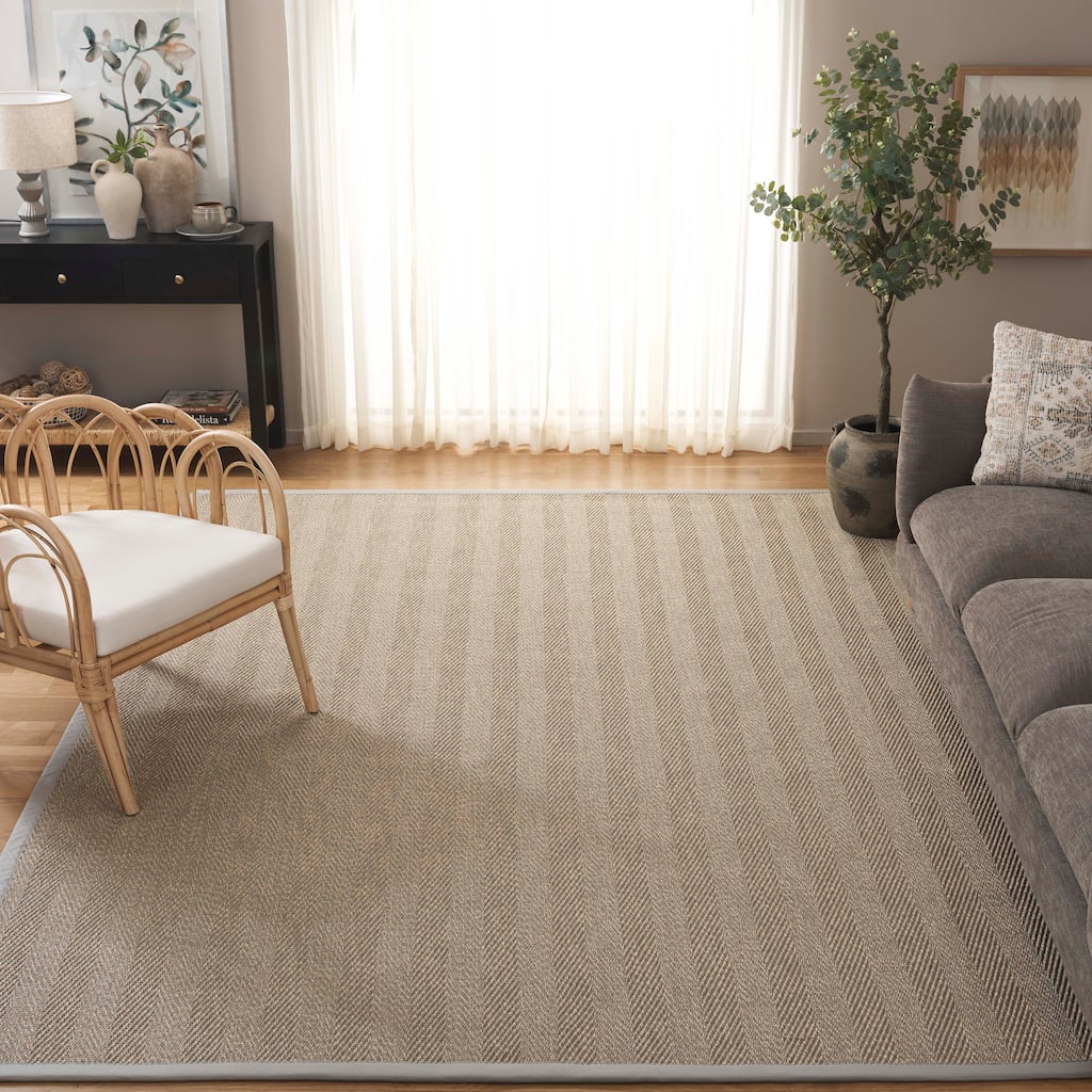 SAFAVIEH Napa Faux Sisal Ritu Washable Indoor/Outdoor Rug - Weather Resistant & Easy Cleaning