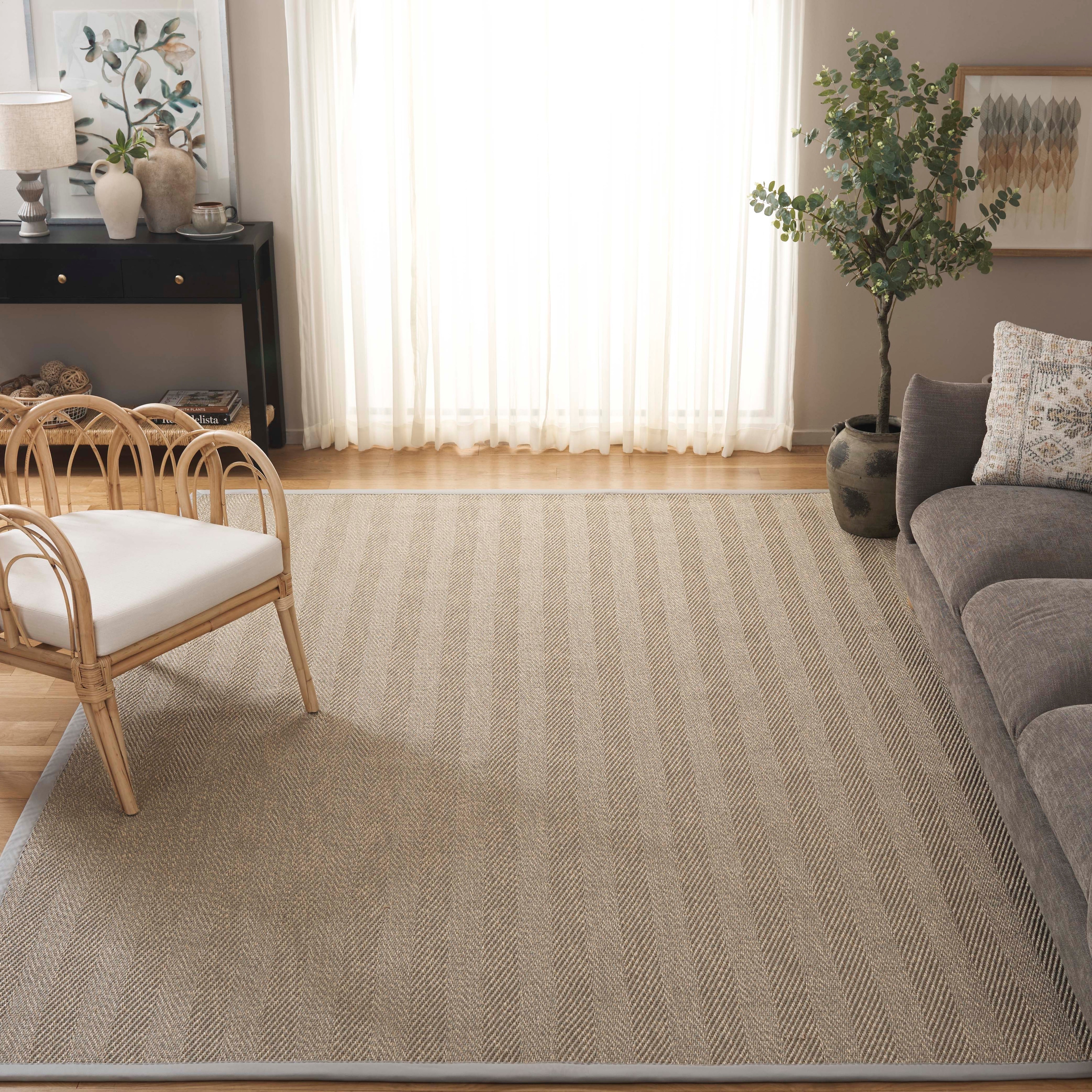 SAFAVIEH Napa Faux Sisal Ritu Washable Indoor/Outdoor Rug - Weather Resistant & Easy Cleaning