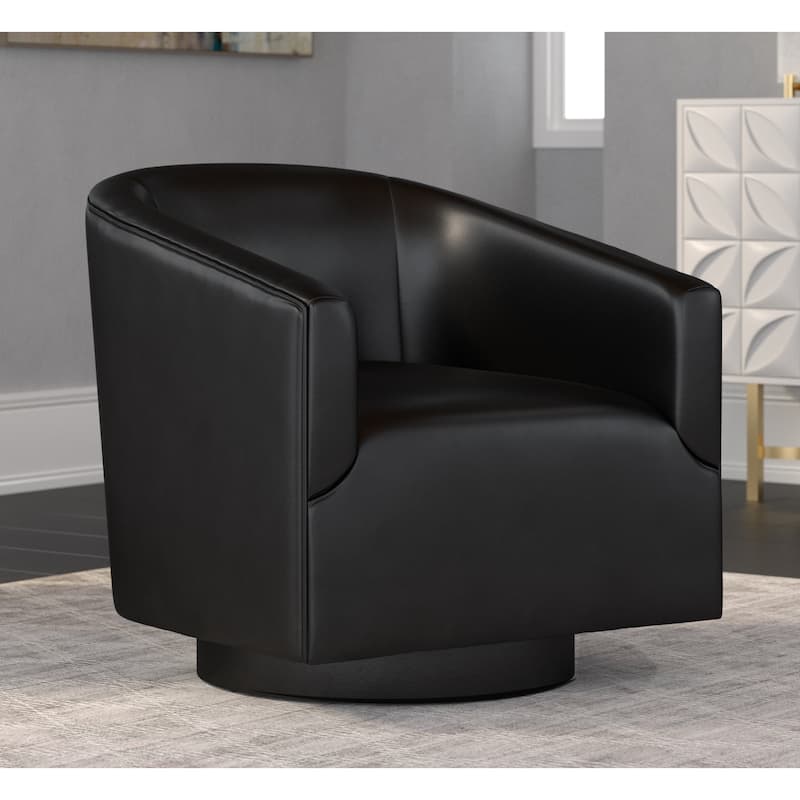 Gilbert Wood Base Swivel Chair by Greyson Living
