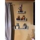 Danya B. Laminated Silver Grey Floating 'U' Shelves (Set of 3)