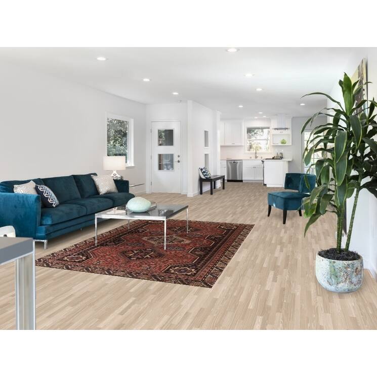 Vegetable Dye Qashqai Persian Rug Hand-knotted Wool Carpet - 5'5"x 7'6"