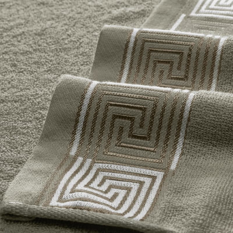 Cotton Bath Towels, 2 Pack Solid Bathroom Towels Set Highly Absorbent Towels for Bathroom 28" x 56" - Brown