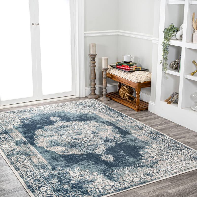 JONATHAN Y Soleiman Cottage Medallion Area Rug