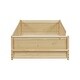 preview thumbnail 31 of 44, Twin size Floor Platform Bed with Built-in Book Storage Rack