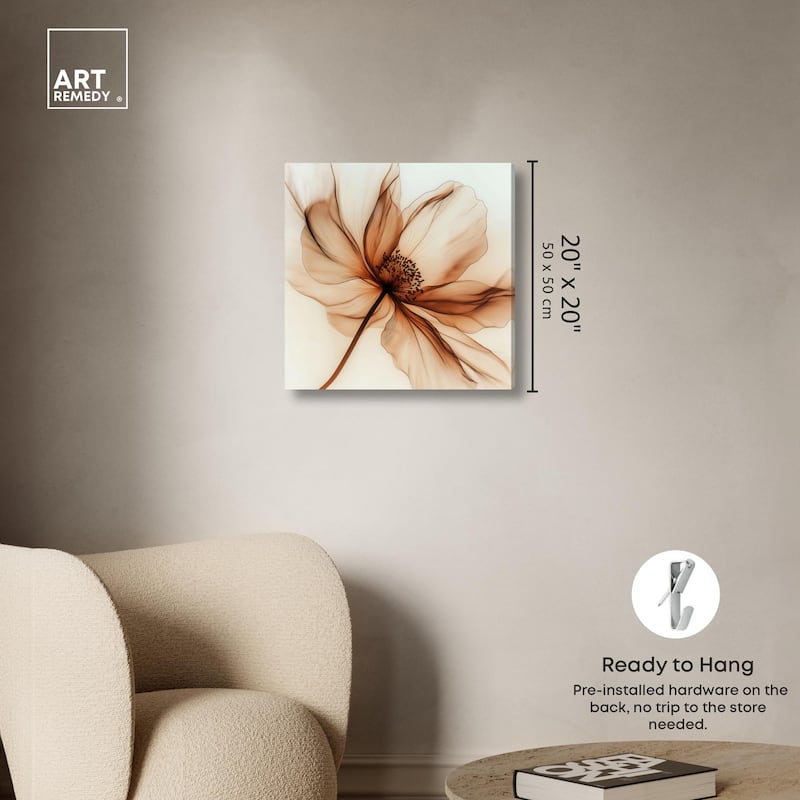 Fragile Elegance I Canvas by Art Remedy, Gallery Wrapped