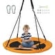 preview thumbnail 14 of 114, Goplus 40" Flying Saucer Tree Swing Indoor Outdoor Play Set Kids - See Details