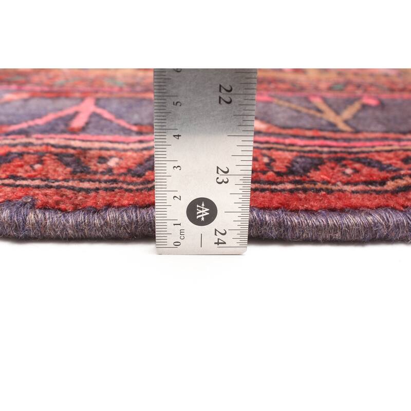 ECARPETGALLERY Hand-knotted Andelz Red Wool Rug - 4'4 x 6'0