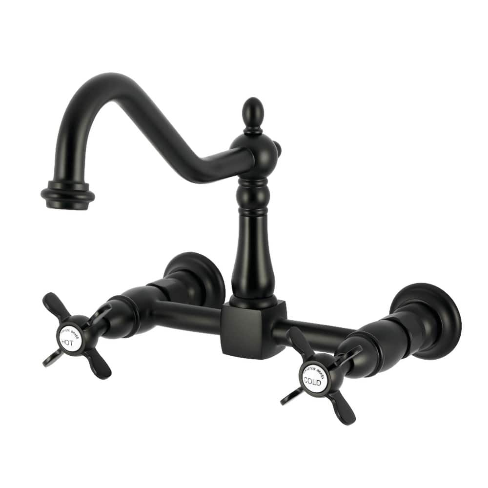 Kingston Brass Essex Wall Mount Bridge Kitchen Faucet