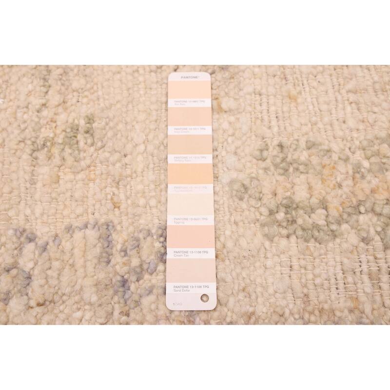 ECARPETGALLERY Hand-knotted Looma Ivory Wool Rug - 8'6 x 9'9