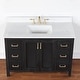 preview thumbnail 75 of 177, Altair Hadiya Bathroom Vanity with Composite Stone Countertop without Mirror