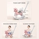preview thumbnail 3 of 18, Rocking Horse for Toddlers Backrest and Balance Board for Baby Girl and Boy - 26.77"L * 11.81"W * 27.56"H