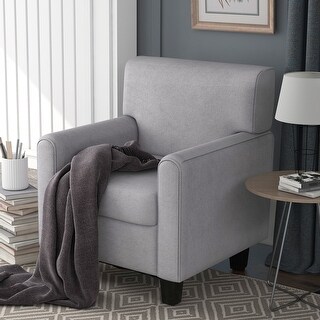 Accent Armchair Living Room Chair with Solid Wood Legs - Bed Bath ...