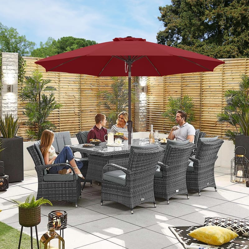 ABCCANOPY 9FT Patio Umbrella with Push Button Tilt