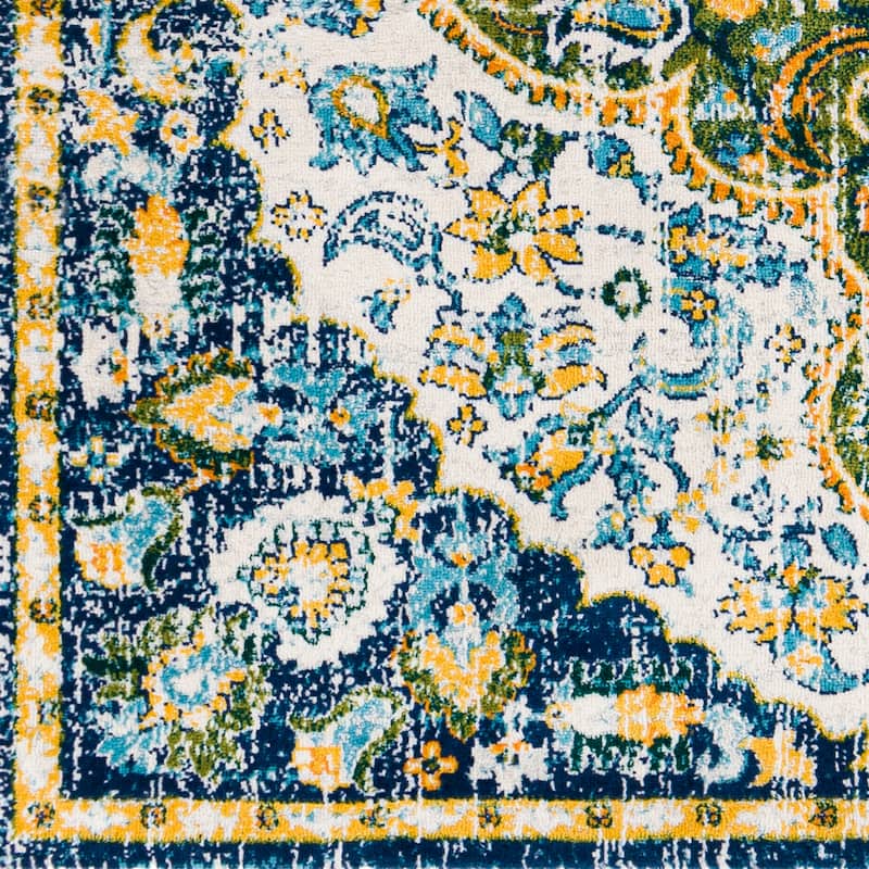 Livabliss Kimaree Bright Boho Medallion Area Rug