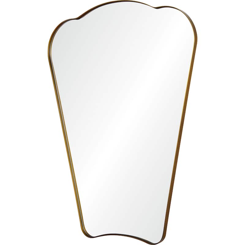 Renwil Indah Framed Antique Brass Mirror - Large