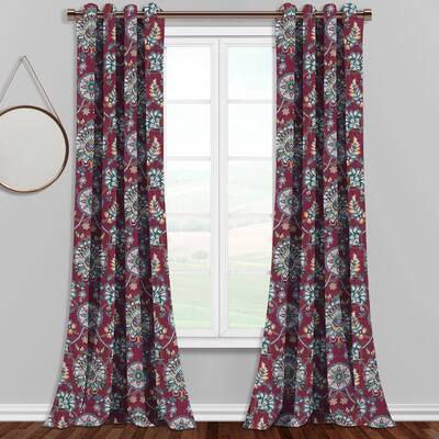 Amara Thermal Insulated Blackout Curtain with Grommets, 1 Panel