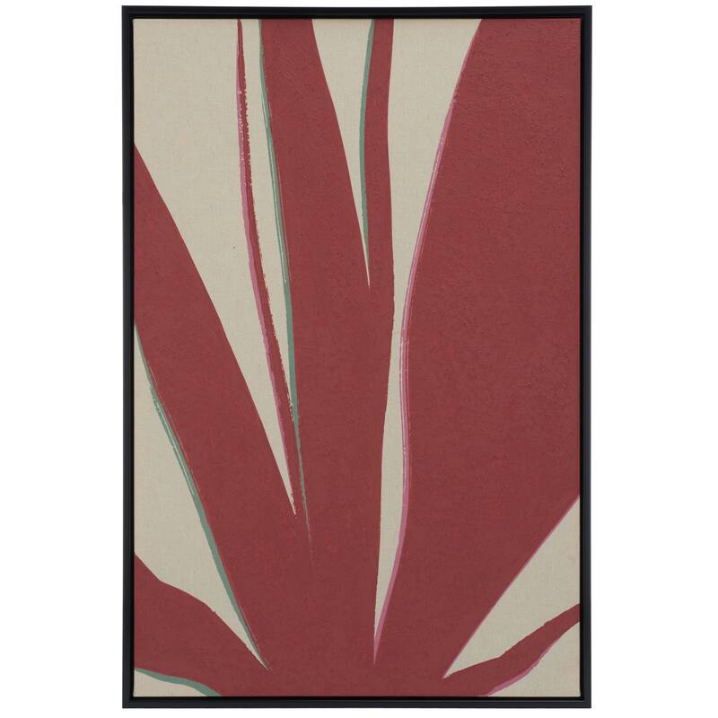 SAFAVIEH Cordyline Fine Hand Painting, 24 x 36, Framed Wall Art