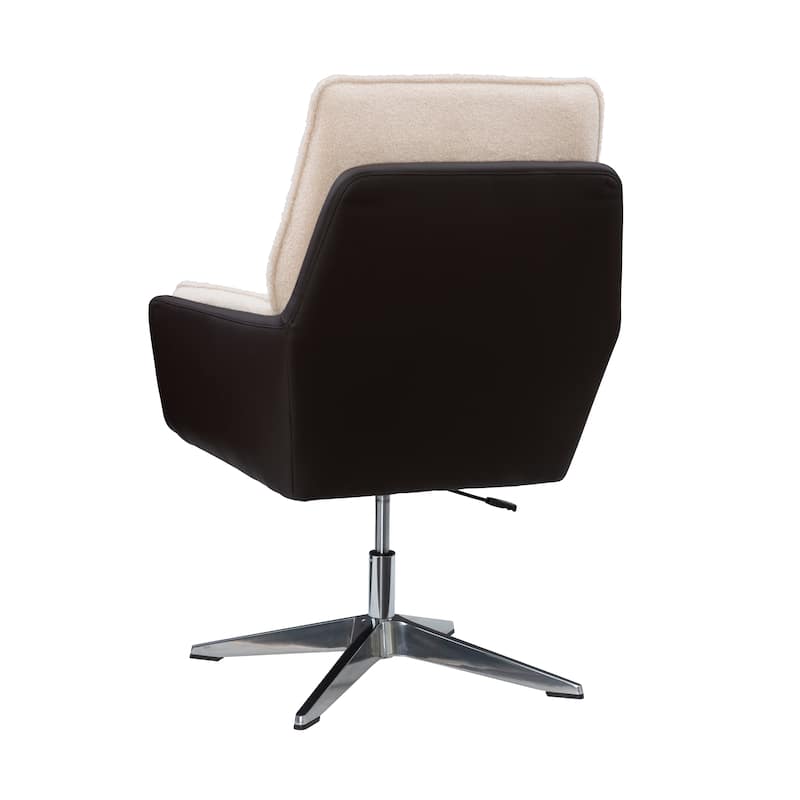 Marcia Swivel Sherpa Chair Accent Chair