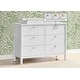 preview thumbnail 5 of 6, Brooks 6 Drawer Dresser with Interlocking Drawers White