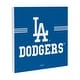 preview thumbnail 3 of 2, Los Angeles Dodgers Wooden Door Decor Wall Sign - Multi-Color