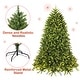 preview thumbnail 7 of 9, Costway 7.5ft Pre-lit PVC Christmas Fir Tree 8 Flash Mode - 7.5 FT