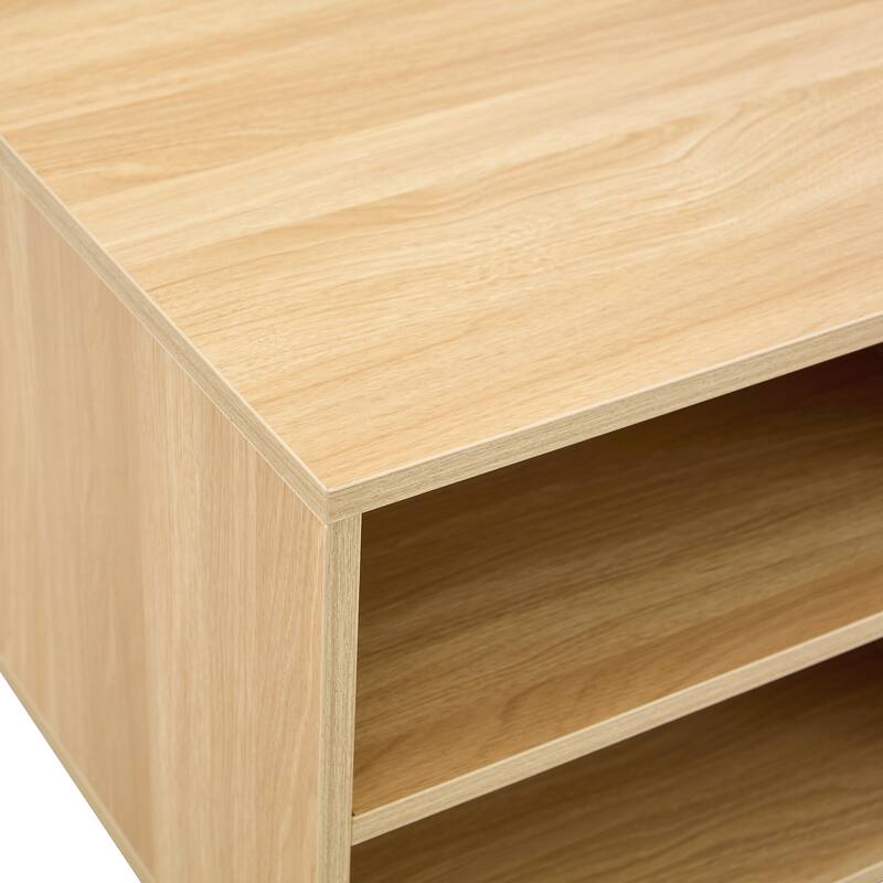 Spider Web Textured Modern MDF Coffee Table