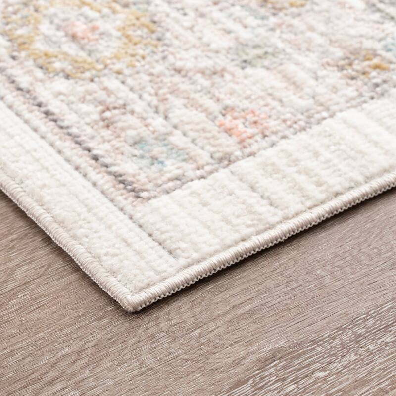 Crosswood Ellen Traditional Floral Indoor Polyester Area Rug