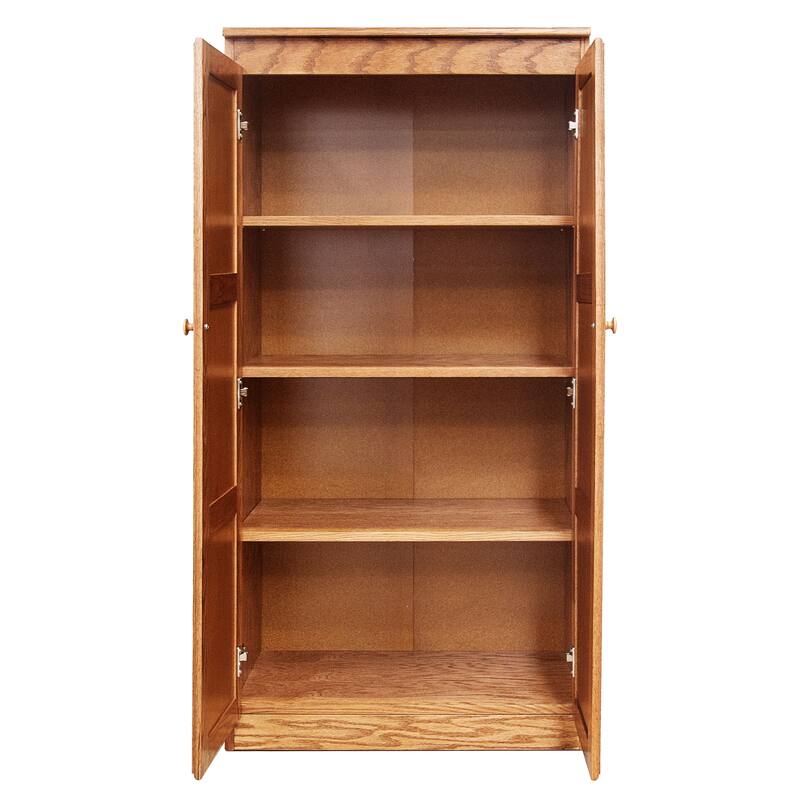 Concepts in Wood Storage Cabinet, 60 inch with 4 Shelve