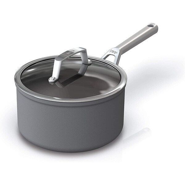 Ninja Foodi NeverStick Premium 3.5-Quart Saucepan with Glass Lid. Opens flyout.