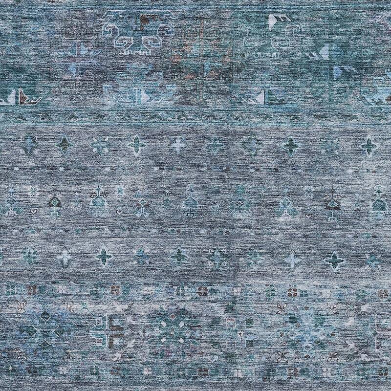 HomeRoots Floral Transitional Rectangle Outdoor Rug