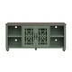 preview thumbnail 40 of 48, Vintage TV Stand with Carved Doors for Large Size TV