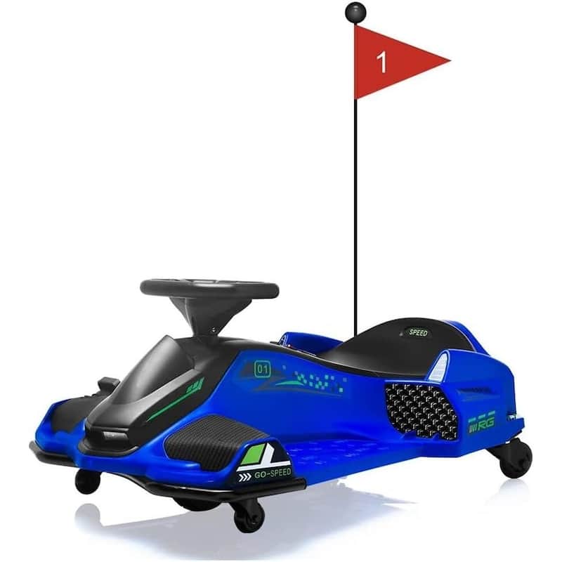 Electric Go Kart for Kids - Blue