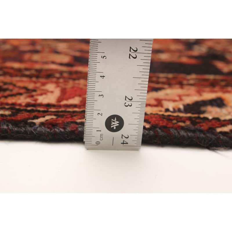 ECARPETGALLERY Hand-knotted Andelz Navy Wool Rug - 3'5 x 10'2