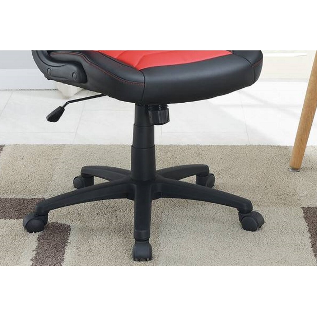 Ergonomic Gaming Office Chair with Cooling Back Design Armrests Black