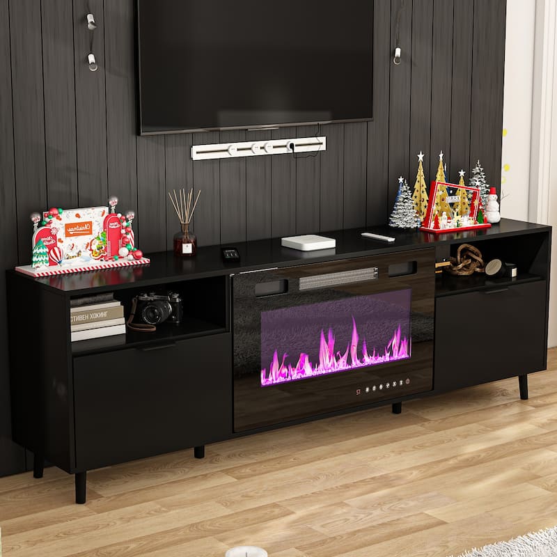 Fireplace TV Stand Electric Fireplace TV Console w/Remote Control