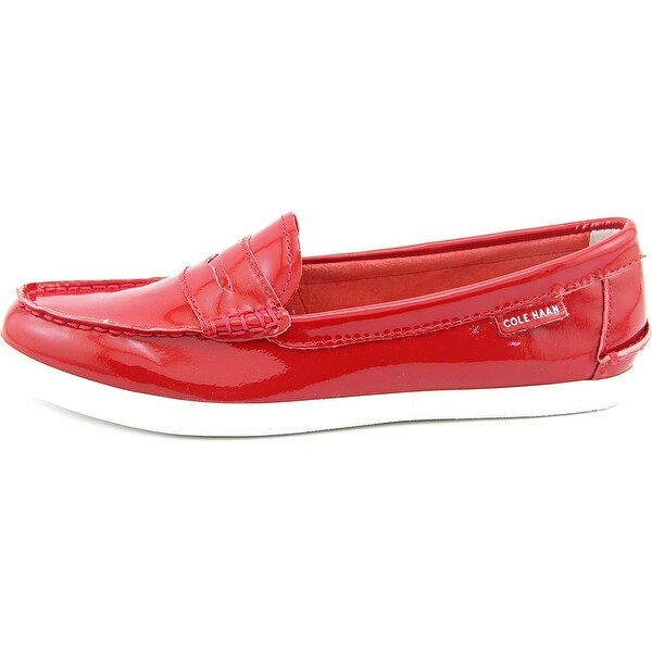 cole haan red patent leather loafers