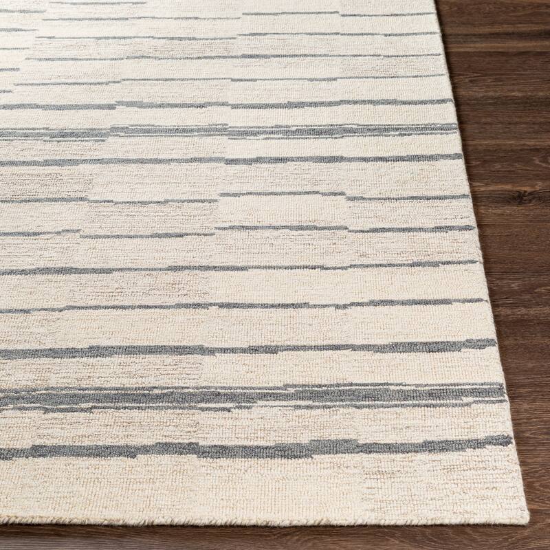 Livabliss Sierra Hand Tufted Geometric Wool Rug