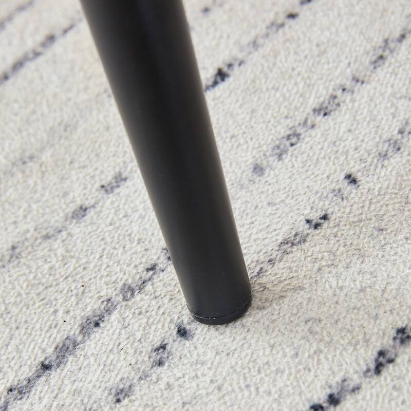 Side Chair Reception Chair Kitchen Chair Meeting Room Chair Transparent Dressing Chair Set of 6 with Meral Legs