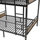 preview thumbnail 48 of 65, Metal Bunk Bed Retro Bed Frame with Ladder and Guardrail, Industrial Detachable Bunkbeds Convertible to 2 Platform Beds Frame