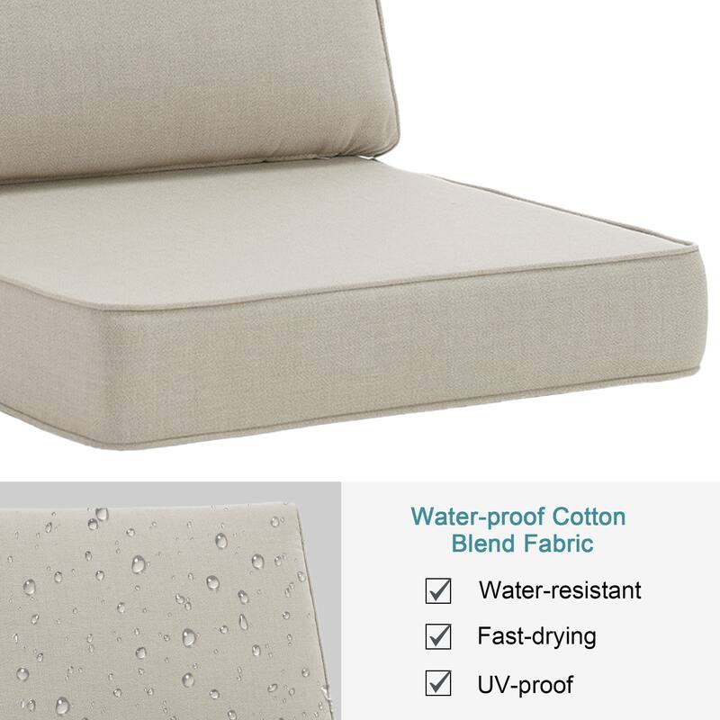 Sunbrella Indoor Outdoor Chair Cushion and Pillow