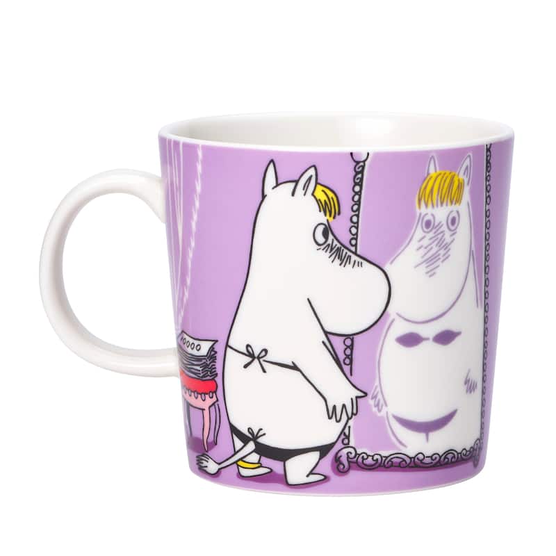 Moomin Arabia Mug 10oz Snorkmaiden & Moomintroll, 2-Piece
