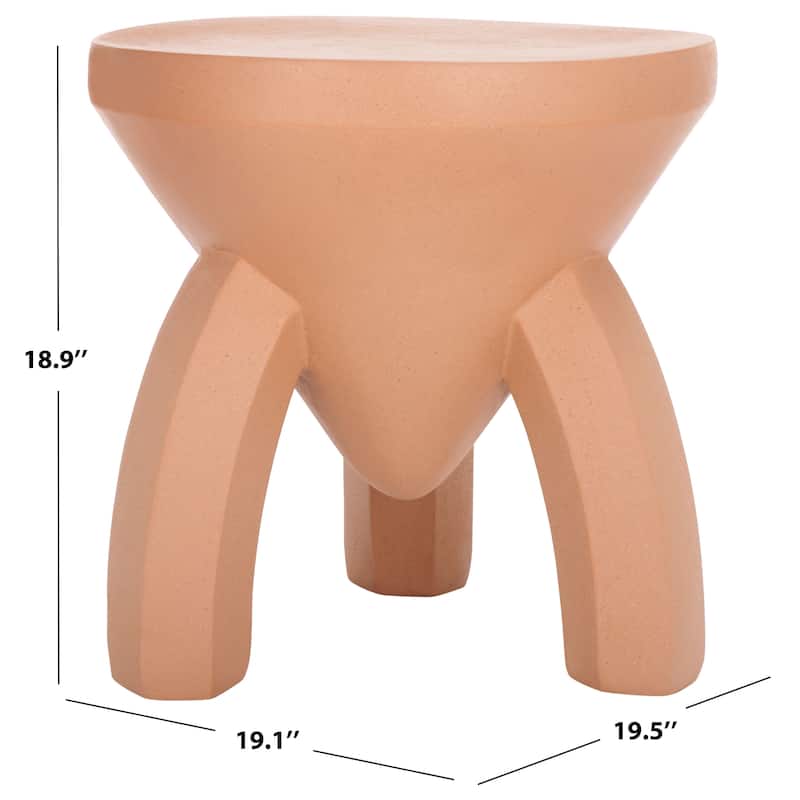 SAFAVIEH Keilani Accent Table (Fully Assembled) - 19"W x 19"D x 19"H