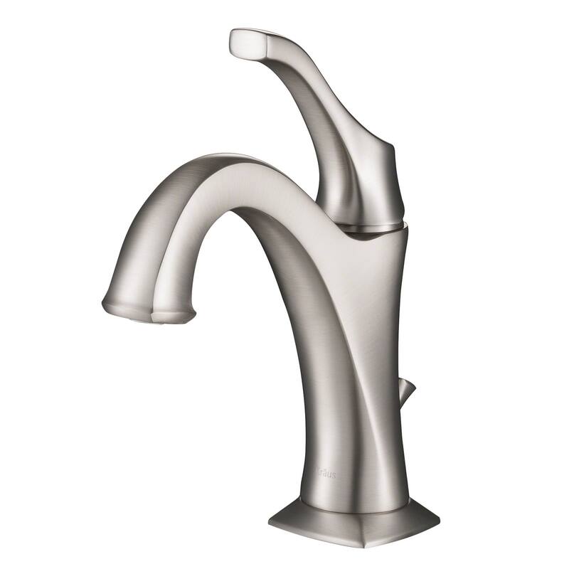 Kraus Pack of (2) Arlo 1.2 GPM Single Hole Bathroom Faucet with Pop-Up